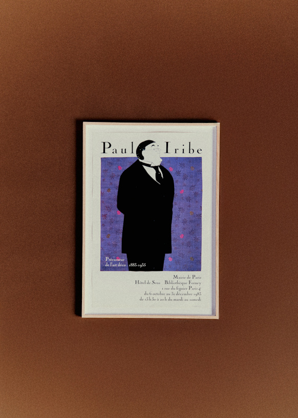 Affiche Hôtel of Sens, Paul Iribe, 1983