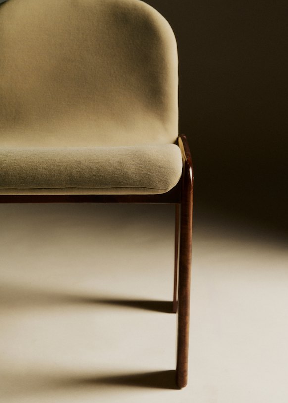 Lot of 5 chaises style Scarpa vintage