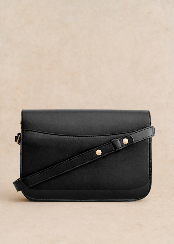 工場直売 Milo Classic Bag - Glossy Black - Smooth cowhide leather 食器