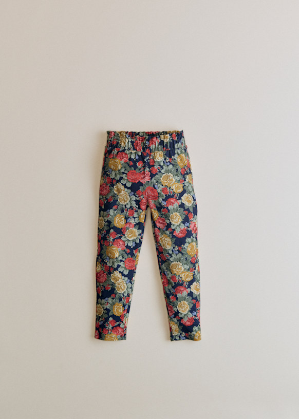 Lily Leggings - Alika Print - Organic cotton - organic textile