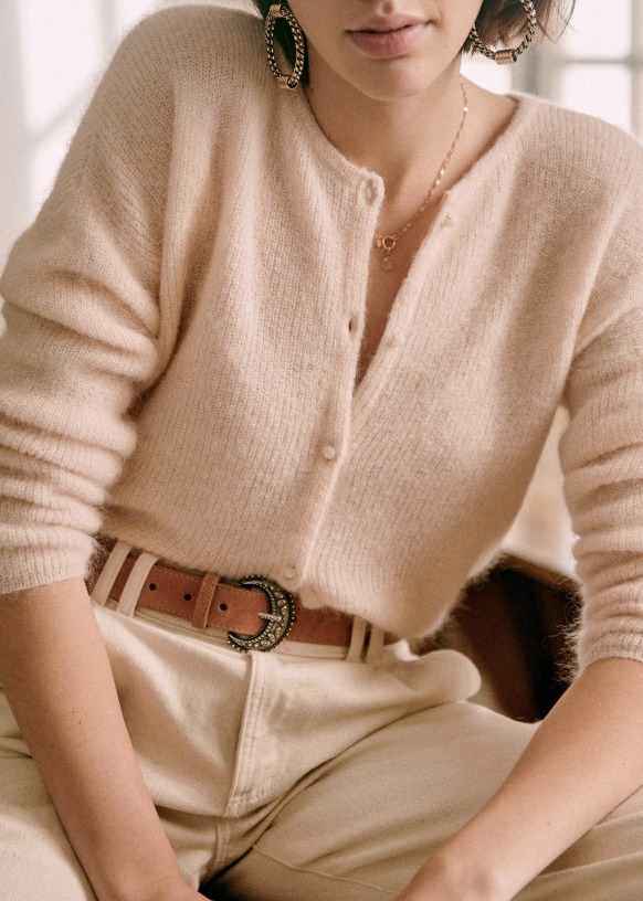 Sezane gaspard camel clearance