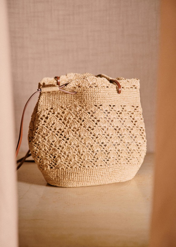 sac raphia sezane