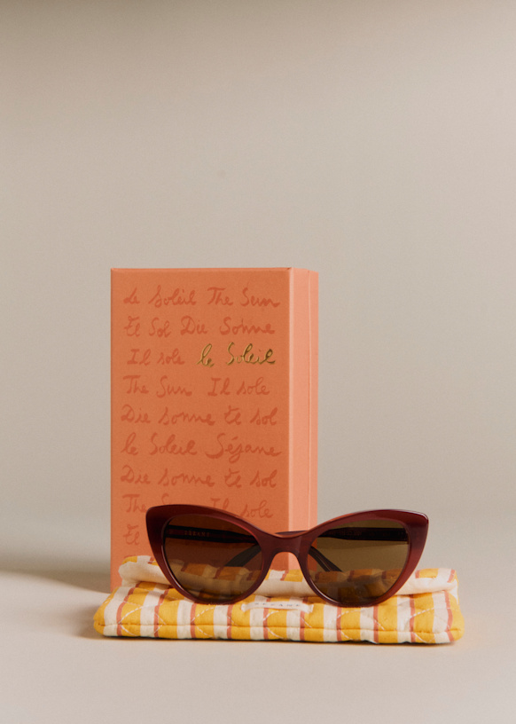 Bianca Sunglasses - Ecru - Acetate - Sézane display picture 2