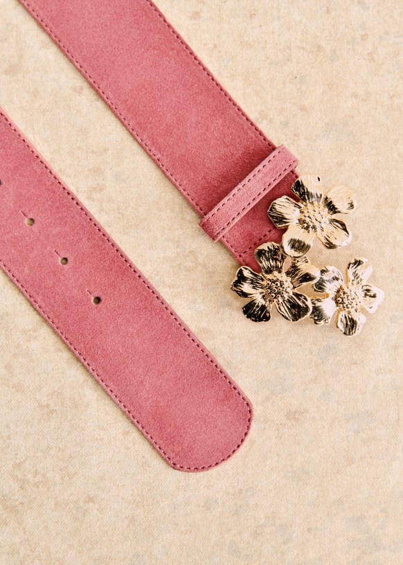 Nine Belt - Peony - Split cowhide leather - Sézane display picture 1