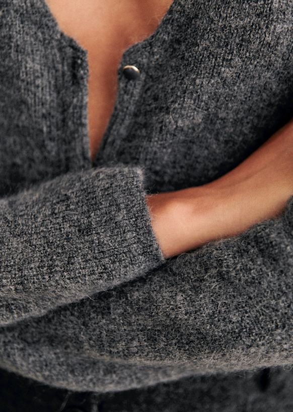 Barry Cardigan - Ecru - Super kid mohair - Sézane
