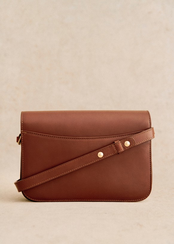 O-Ring Rosewood Leather Handbag