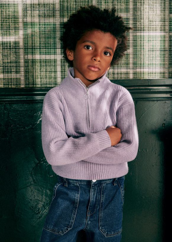 Orso Jumper - Lilac - Organic Cotton - Sézane