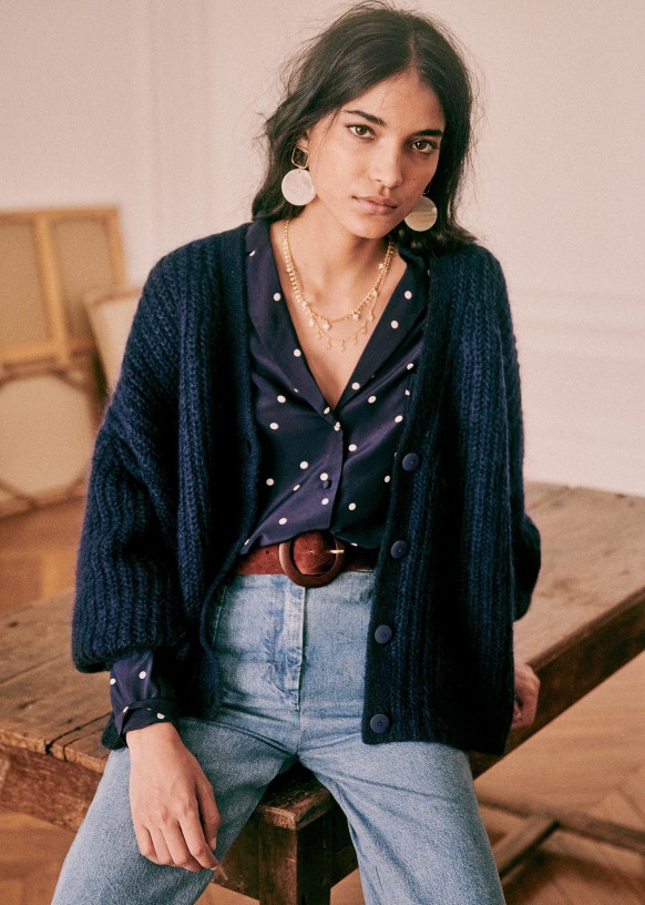 Florence Shirt - Printed Flowers From Japan - Cotton - Sézane