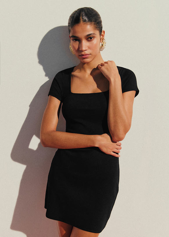 Marlys Dress - Black - Organic cotton - organic textile