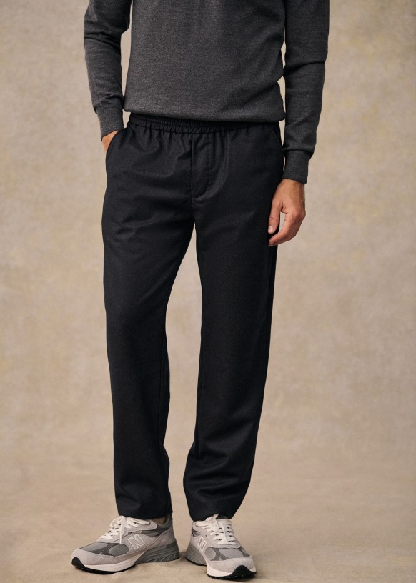 Pantalon laine clearance