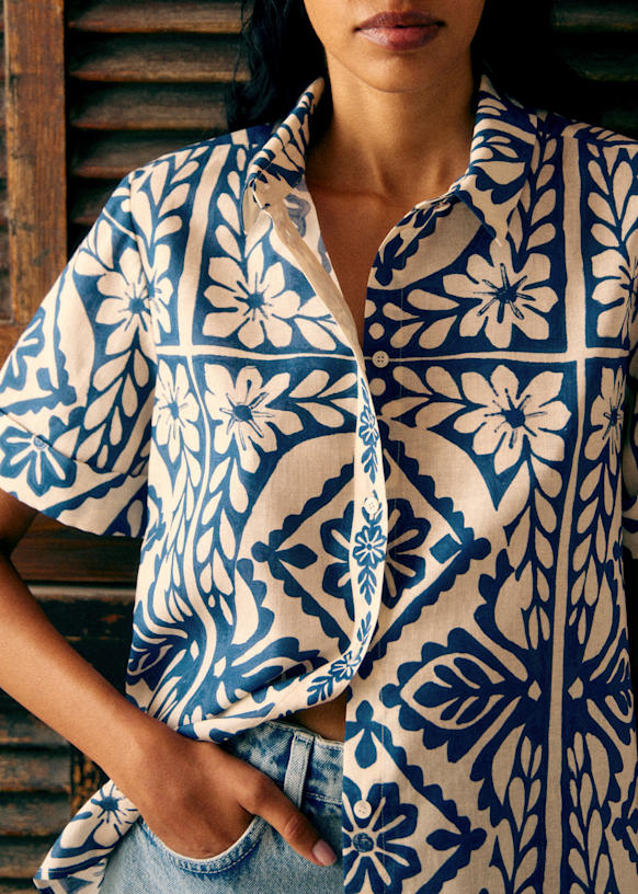 Livia Shirt - Alcazar - Cotton - Sézane