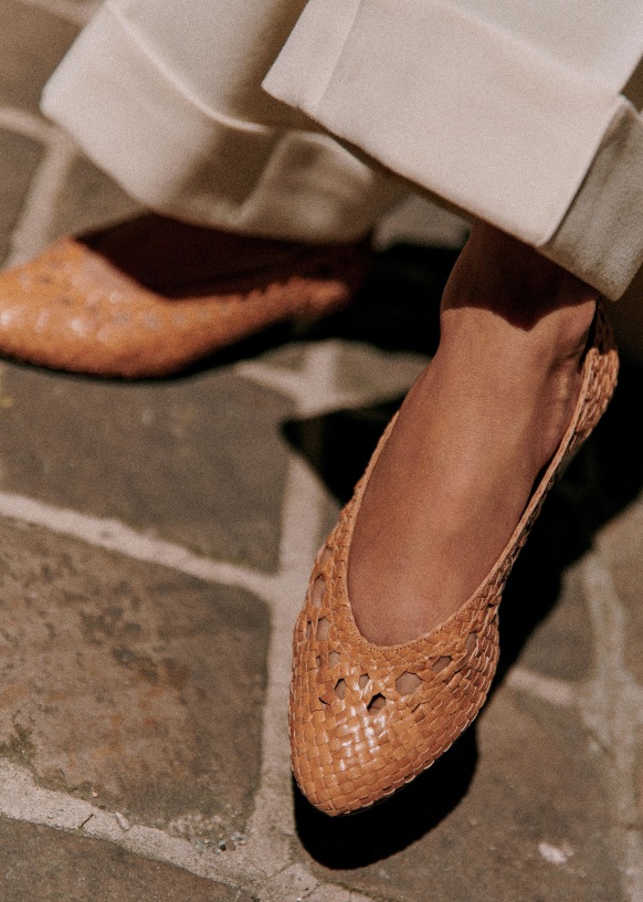 Ballerine tressee hot sale