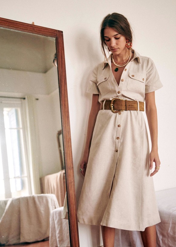 Sezane shirt dress Clearance