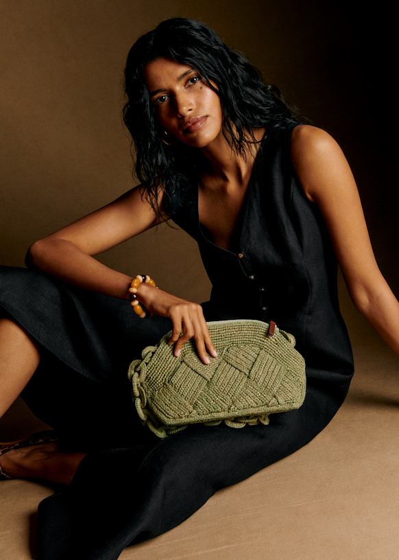 Isabelle Bag - Natural woven raffia - Raffia - Octobre Éditions
