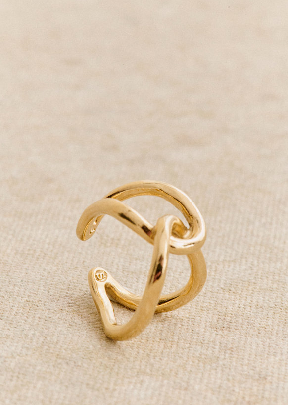 Alice Ring - Gold - Majority recycled brass - Sézane