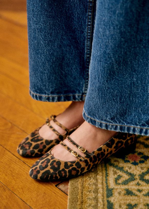 Ninon Low Ballerinas - Patent Mahogany - Bovine leather - Sézane