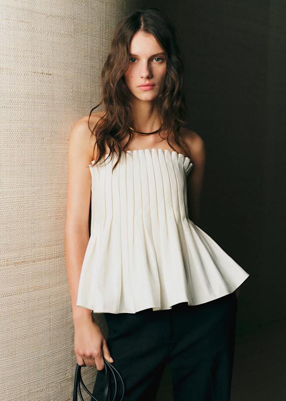新品✴︎Sezane✴︎AKIMI トップス日本サイズ7 FRサイズ36 Akimi Top - Ecru - Organic cotton - textile made from organic