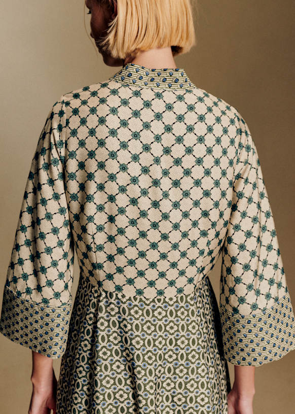 Vinia Dress - Sézane x Antoinette Poisson - Dominote Patchwork