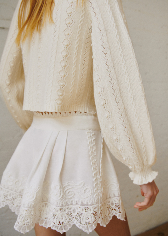 Aurélie カーディガン - Sézane x Sea NY - エクリュ - メリノウール