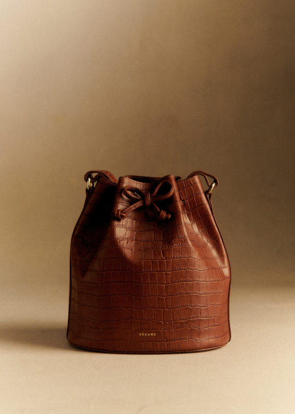 Bourse Farrow - Camel Croco