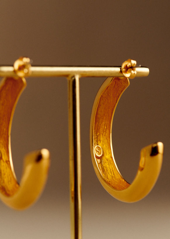 Diana ピアス - ゴールド - リサイクル真鍮 - Sézane