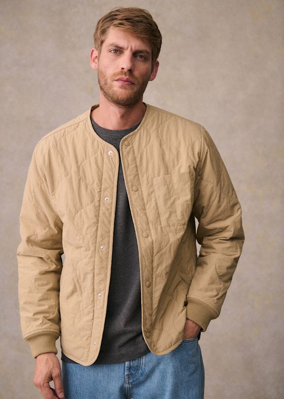 Hawke Blouson Light Beige Polyamide Sezane