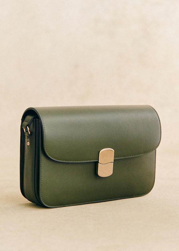 Milo Classic Bag - Crocodile Red - Bovine leather - Sézane