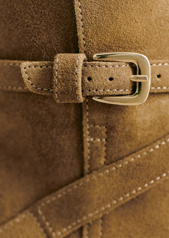 Eloane ローブーツ - ブラック - 牛革 - Sézane