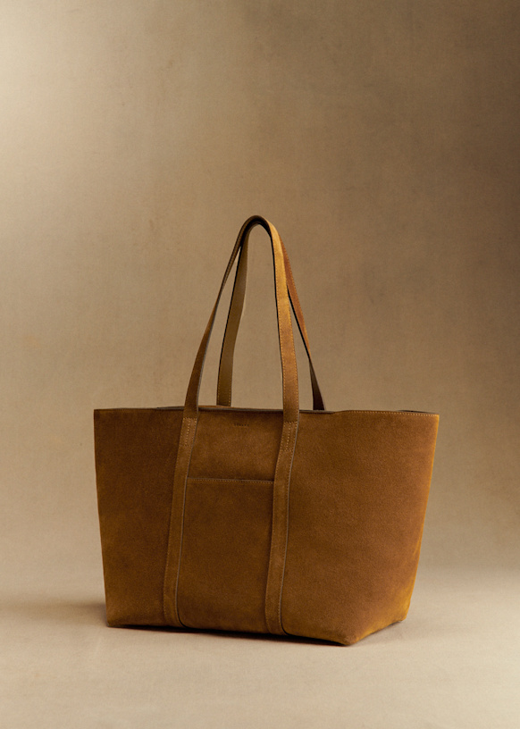 Gabin Bag - Chocolate - Bovine leather - Sézane