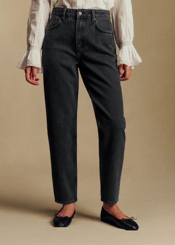 Pantalon Le Mum - Noir Délavé