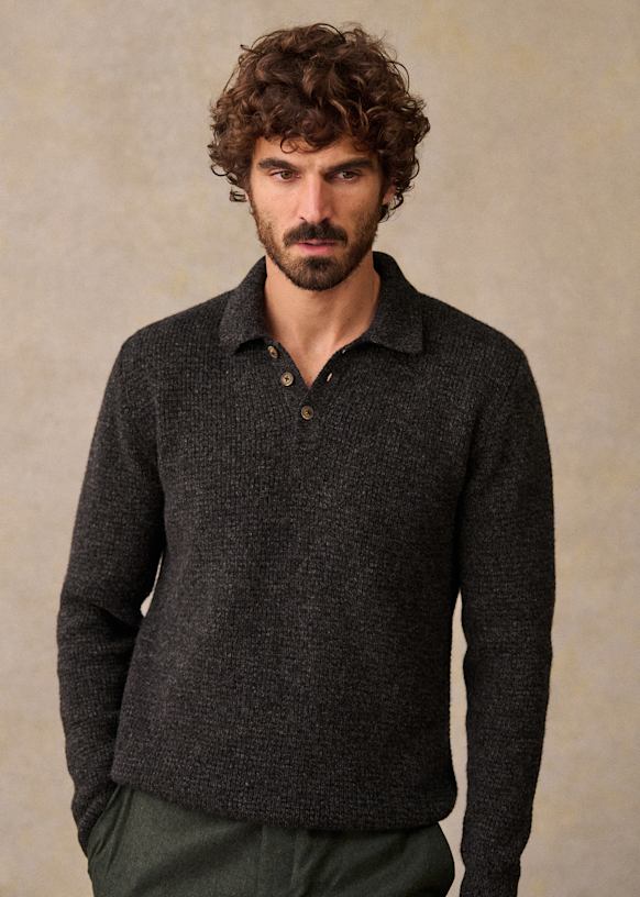 セーター Boldy - チャコールグレー - ウール - Sézane