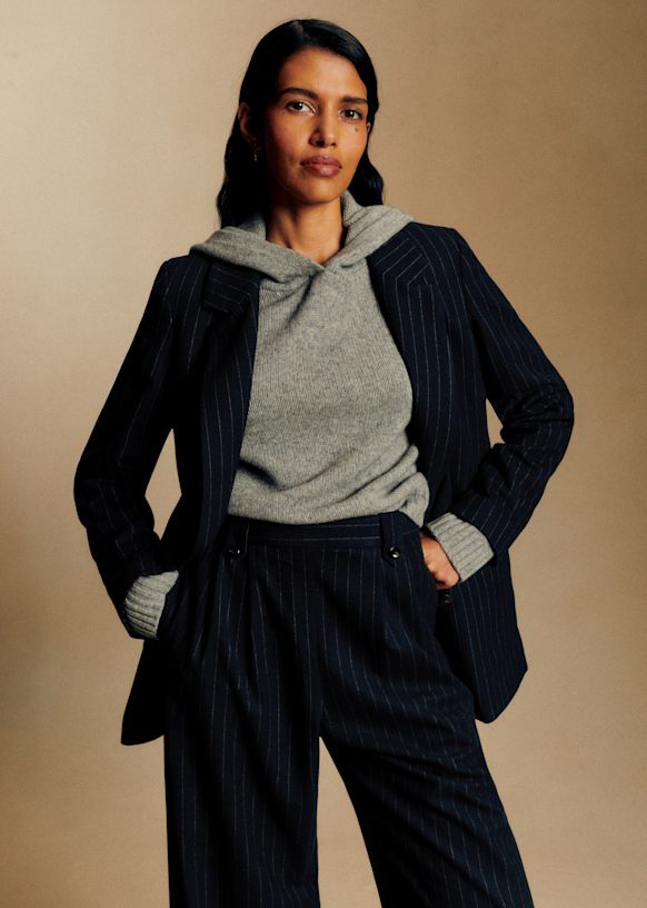 SEZANE ネイビージャケット SEZANE ネイビージャケット