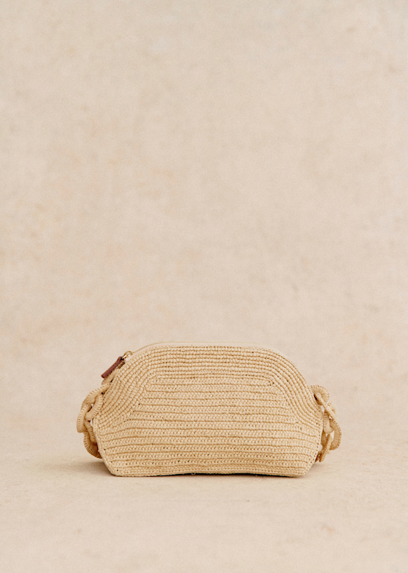 【Sezane】大人の夏のカゴバック Isabelle Bag ナチュラル Isabelle Bag - Natural woven raffia - Raffia - Sézane