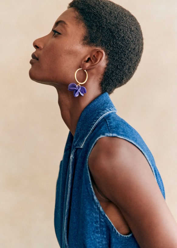 Flora Hoops - Poppy - Resin - Sézane