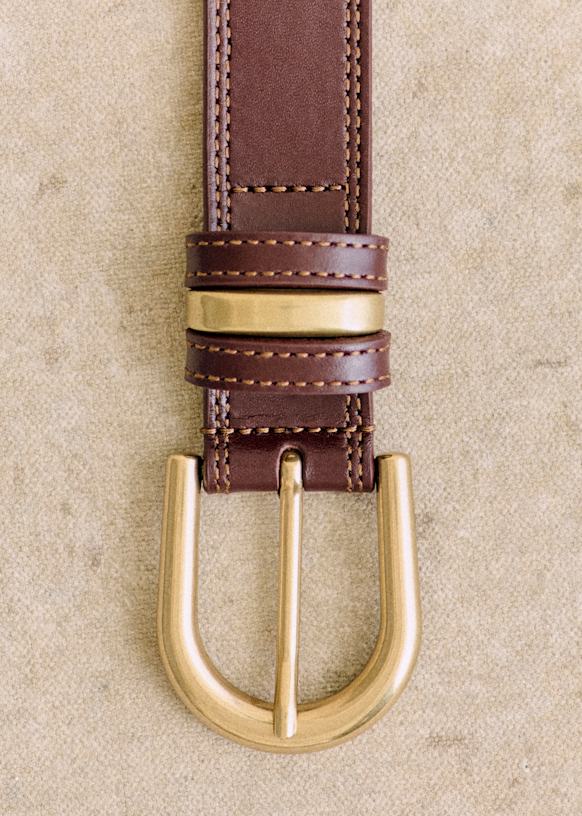 Taylor Belt - Natural Heritage Leather - Vegetable-tanned smooth