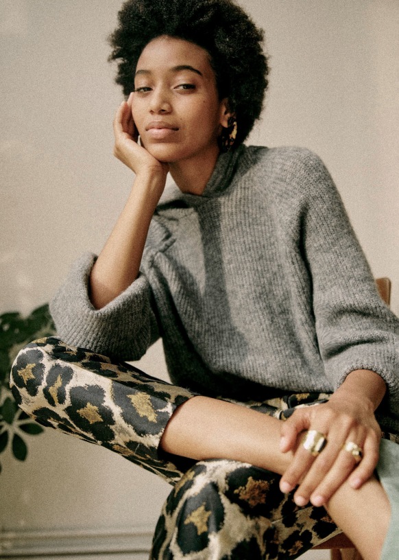 Laurel Jumper Grey Baby Alpaca Sézane