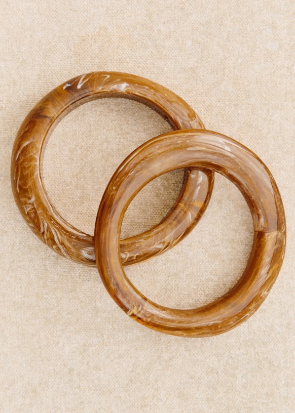 Luca Bracelet Set - Denim - Resin - Sézane
