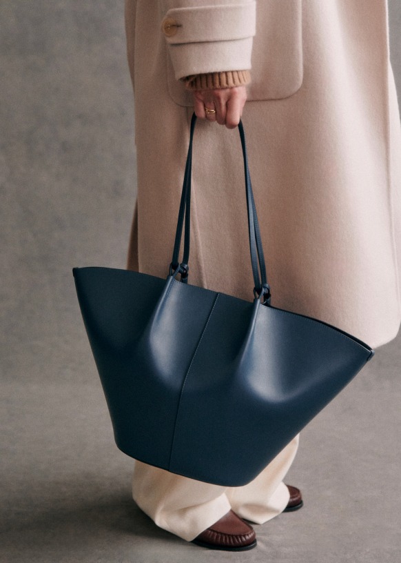 Mara Bag Smooth Black Bovine leather Sezane