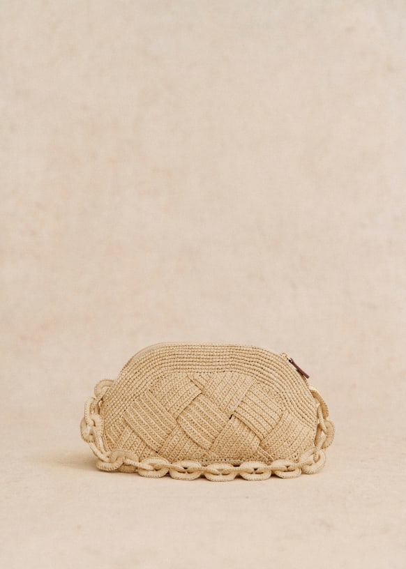 Sac shop raphia sezane
