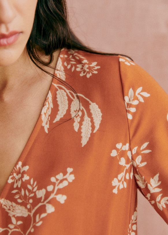 Lucrecia Blouse - Ochre - Linen - Sézane