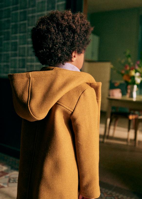 Joseph Coat - Mottled Grey - GRS certified recycled wool - Sézane