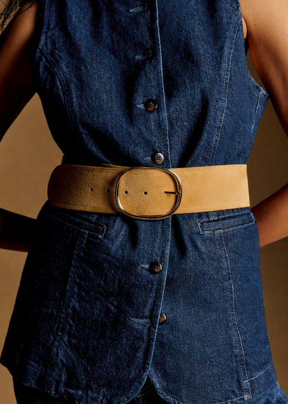 Emile Belt - Mahogany - Bovine leather - Sézane