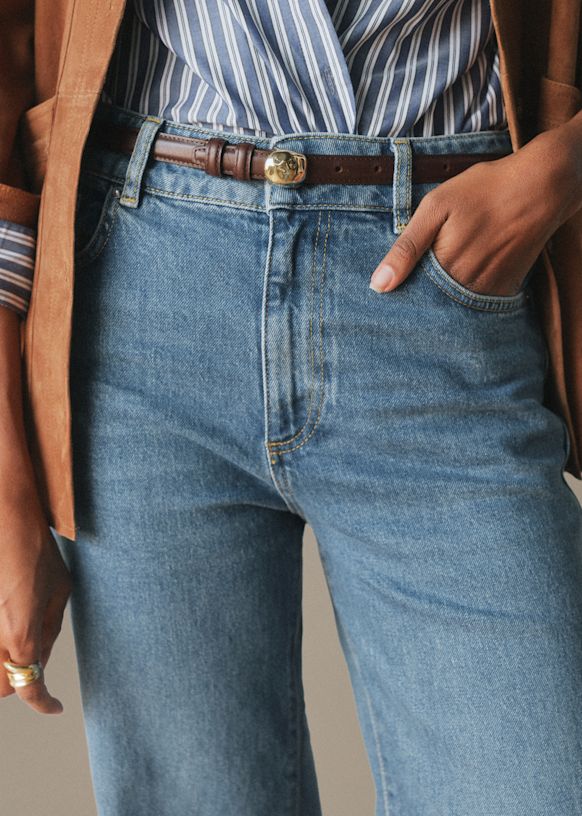 Sezane wide waist belt NWT Sezane belt - Gem main image 4