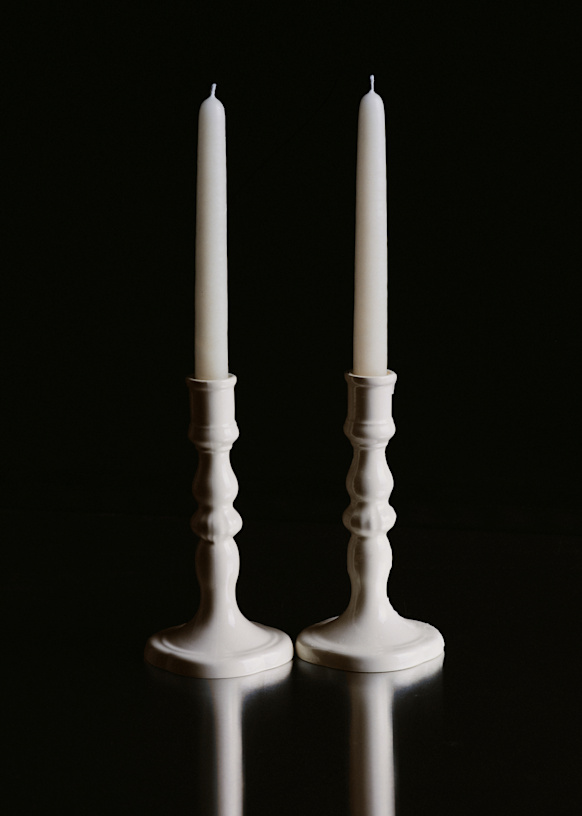 Gift set bougeoirs Piano et Chandelles - Grand Modèle
