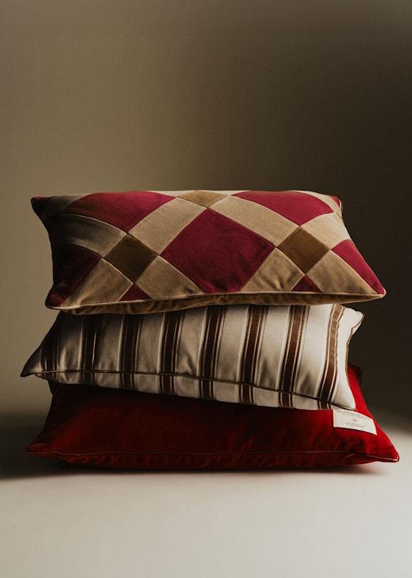 Cushion Velvet Patchwork - Small model