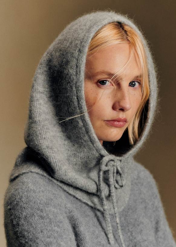 Cagoule Côme - Gris Chiné Moyen - Création Solidaire - Baby Alpaga - Sézane