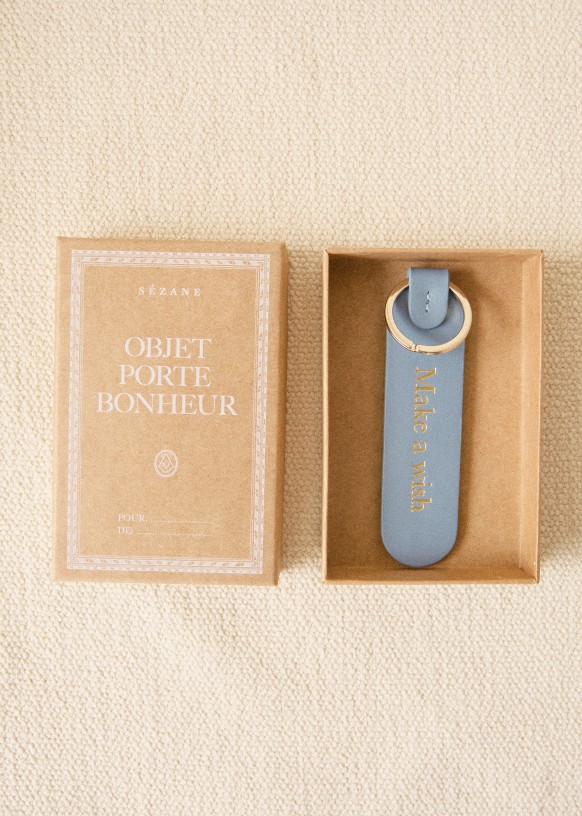 Keychain - Camel - Leather - Sézane