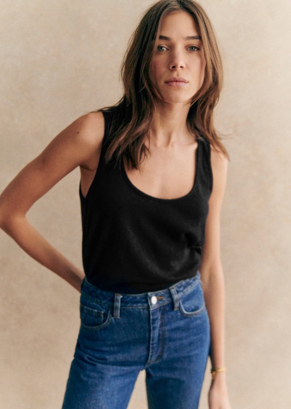 John Tank tops Sezane Black XS Woman