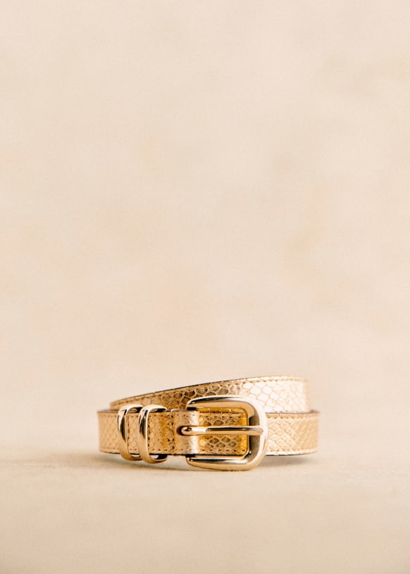Livie Belt - Leopard - Bovine leather - Sézane