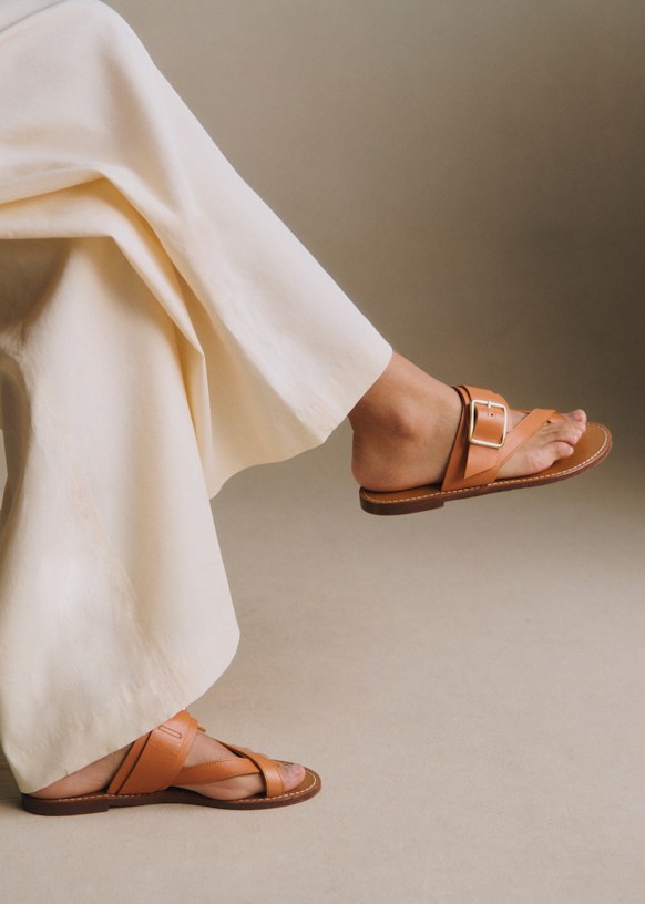 Freya Low Sandals - Smooth Heritage Honey - Bovine vegetable